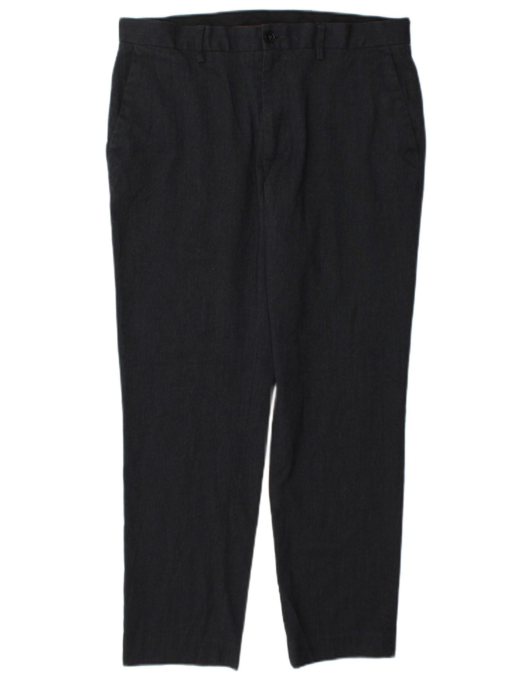 Marks & Spencer muške uske chino hlače W34 L29 tamnoplavi poliester