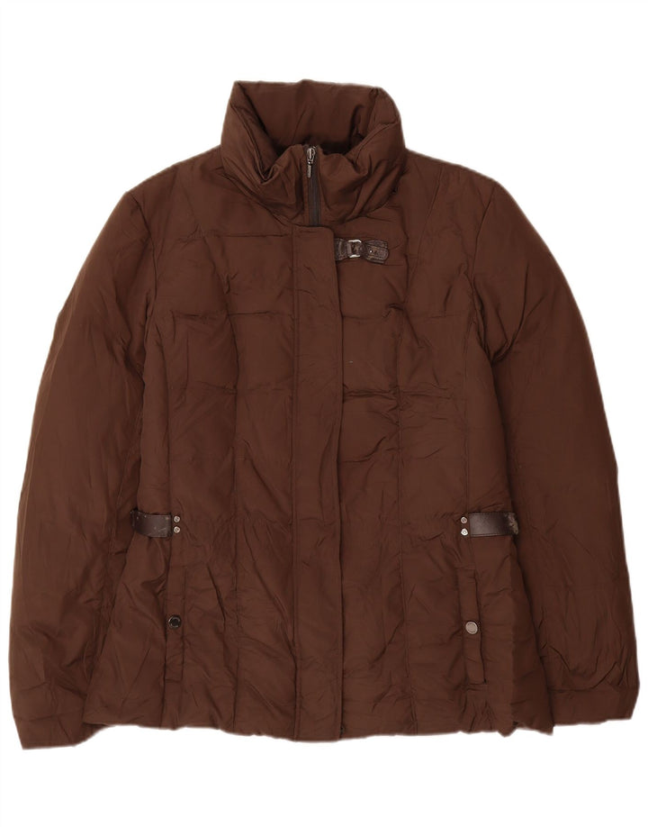 GEOX Ženska podstavljena jakna UK 12 Srednje smeđa