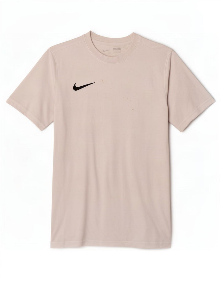 Nike Dri Fit Slim T-Shirt Top Srednje bijeli poliester