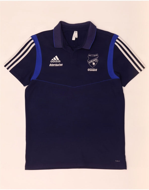 Adidas muška polo majica Climalite, veliki tamnoplavi pamuk