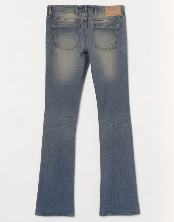 Ženske traperice Benetton Bootcut W32 L32 Plave
