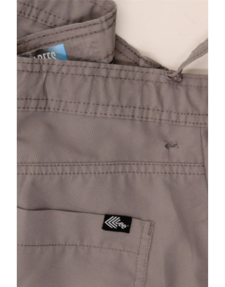 LEE Boys Regular Cargo Shorts 15-16 Years W30  Grey Polyester Vintage Lee and Second-Hand Lee from Messina Hembry 