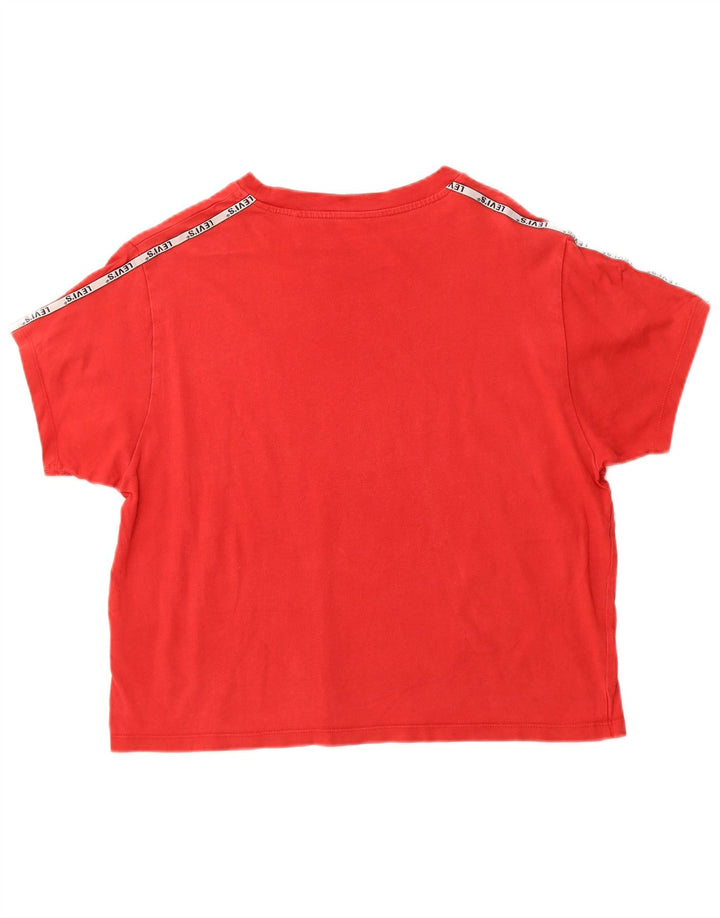 LEVI'S ženska majica kratkih rukava UK 12 srednje crvene boje