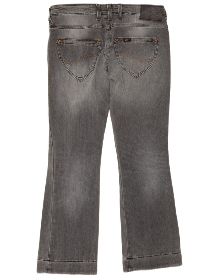 LEE ženske traperice Bliss Crop Bootcut W29 L28 sivi pamuk