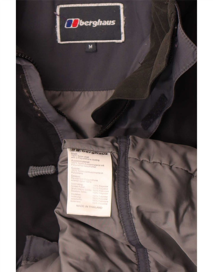 Berghaus muška kišna jakna s kapuljačom UK 38 Srednji crni najlon