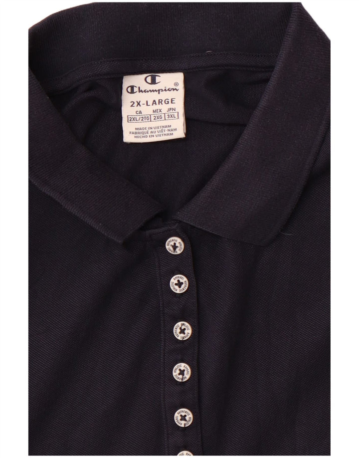 CHAMPION Ženska polo majica UK 22 2XL tamnoplava