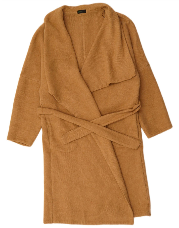 BENETTON ženski otvoreni kaput UK 18 XL smeđi poliester