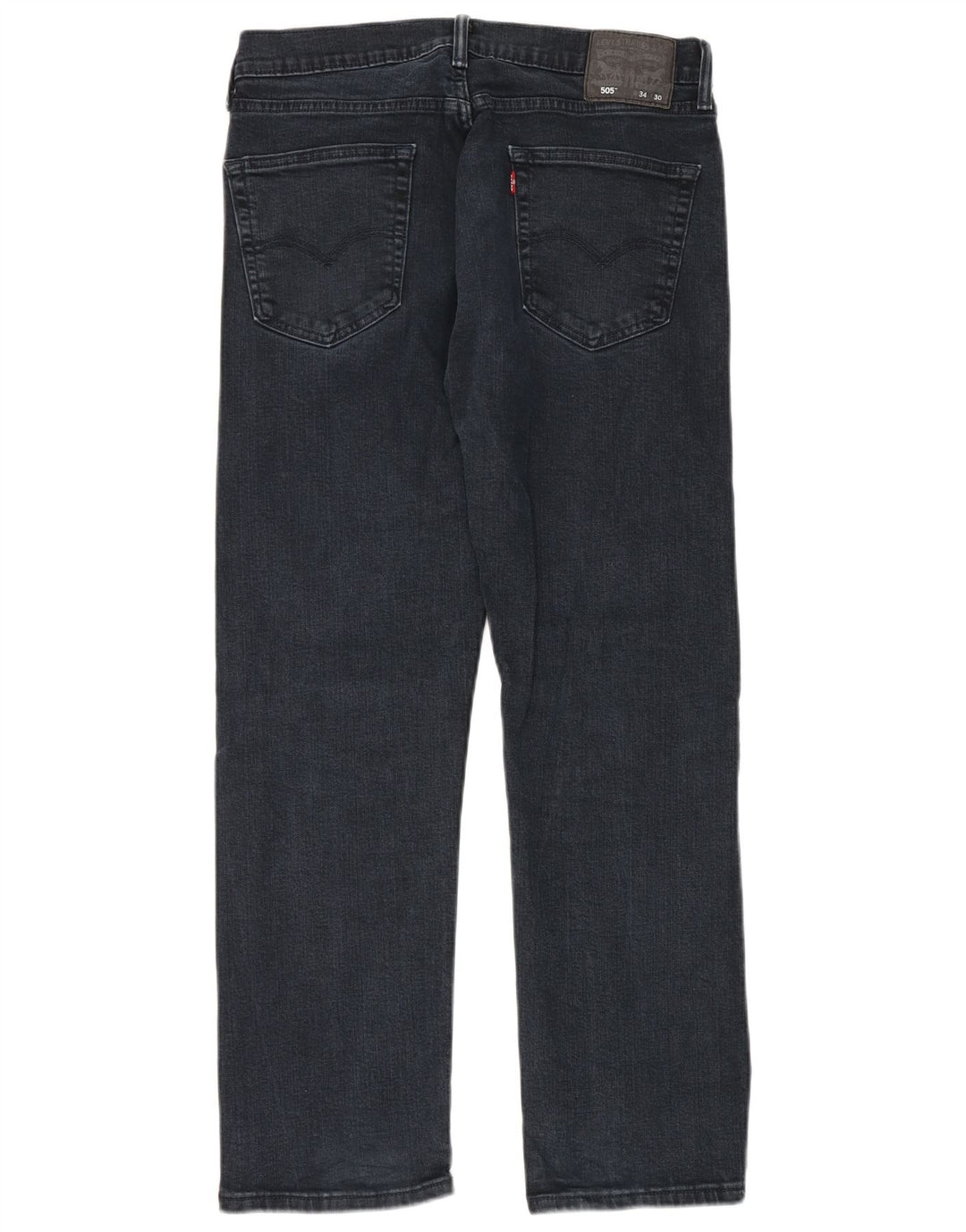 Levi's muške 505 ravne traperice W34 L30 tamnoplavi pamuk