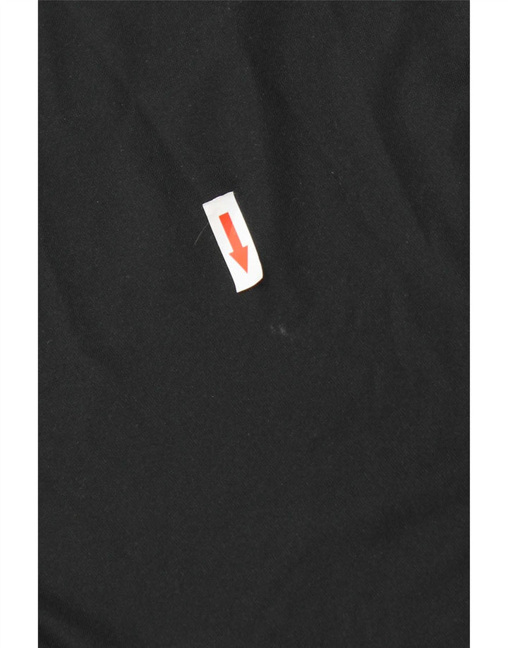 Nike Dri Fit Slim Fit majica kratkih rukava, veliki crni poliester