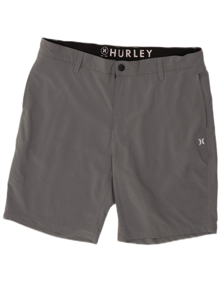 Hurley muške chino kratke hlače W36 veliki sivi poliester