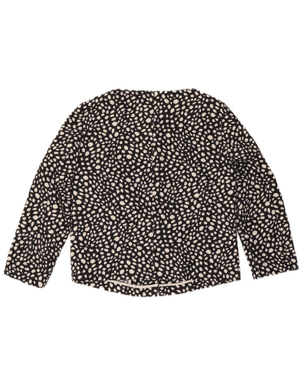 Benetton ženska jakna s bolero 3/4 rukava UK 8 Mala tamnoplava točkasta