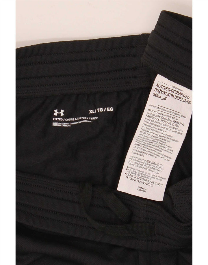 Under Armour muške pripijene trenirke XL crne poliesterske hlače