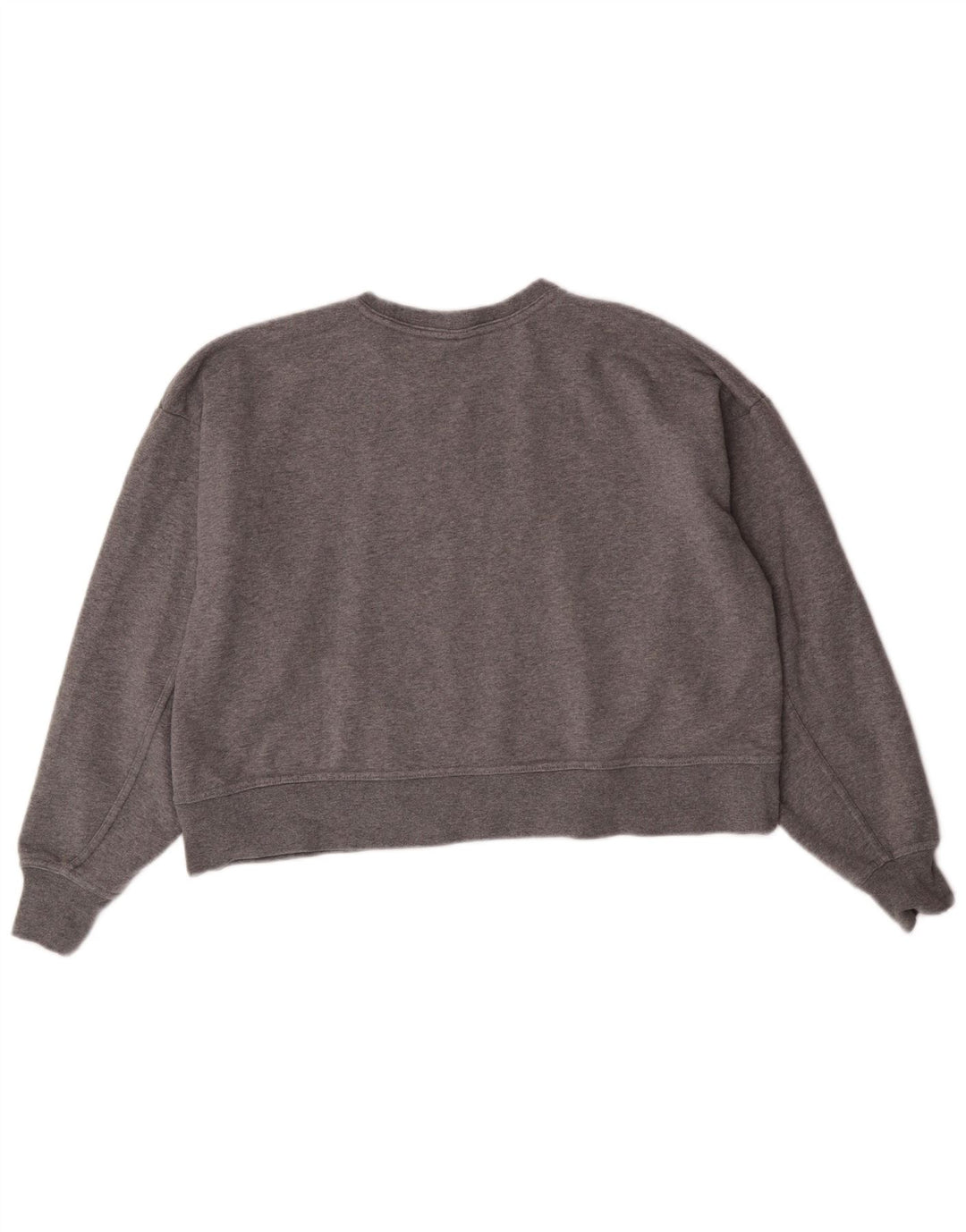 Nike Ženski Dri Fit Graphic Oversized Sweatshirt Jumper UK 10 Small Gray