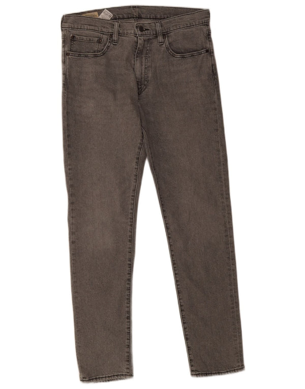 Levi's muške 512 uske sužene traperice W33 L32 sivi pamuk