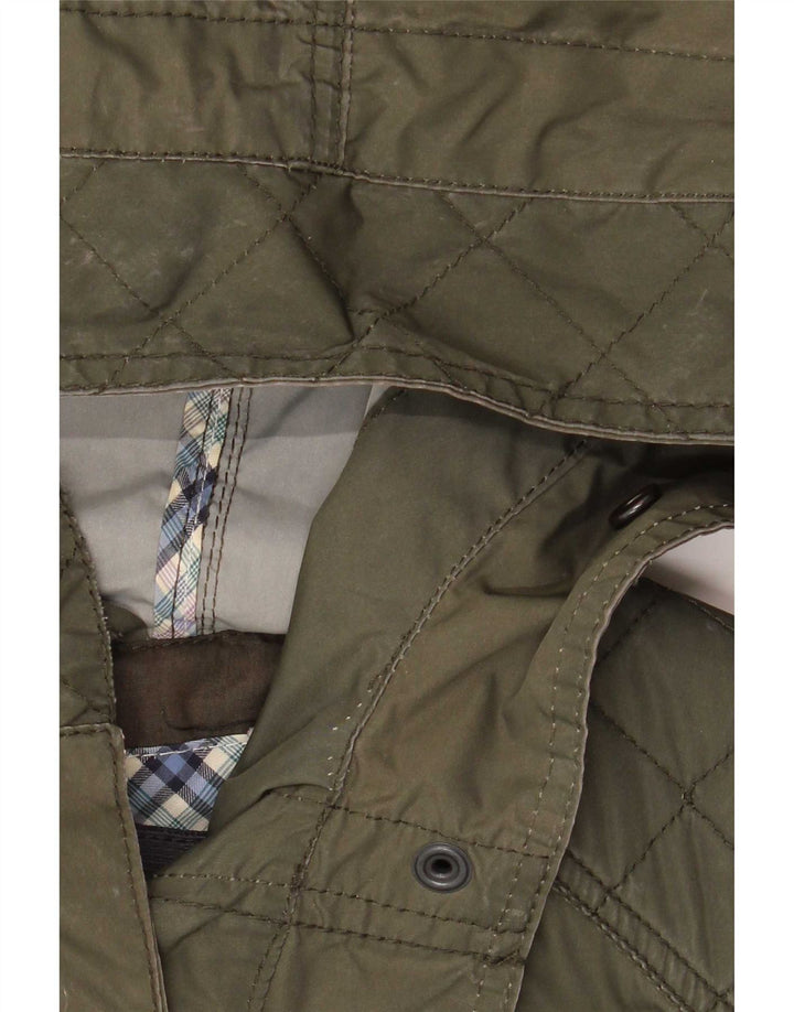 KHUJO ženska jakna parka s kapuljačom UK 20 2XL kaki poliester