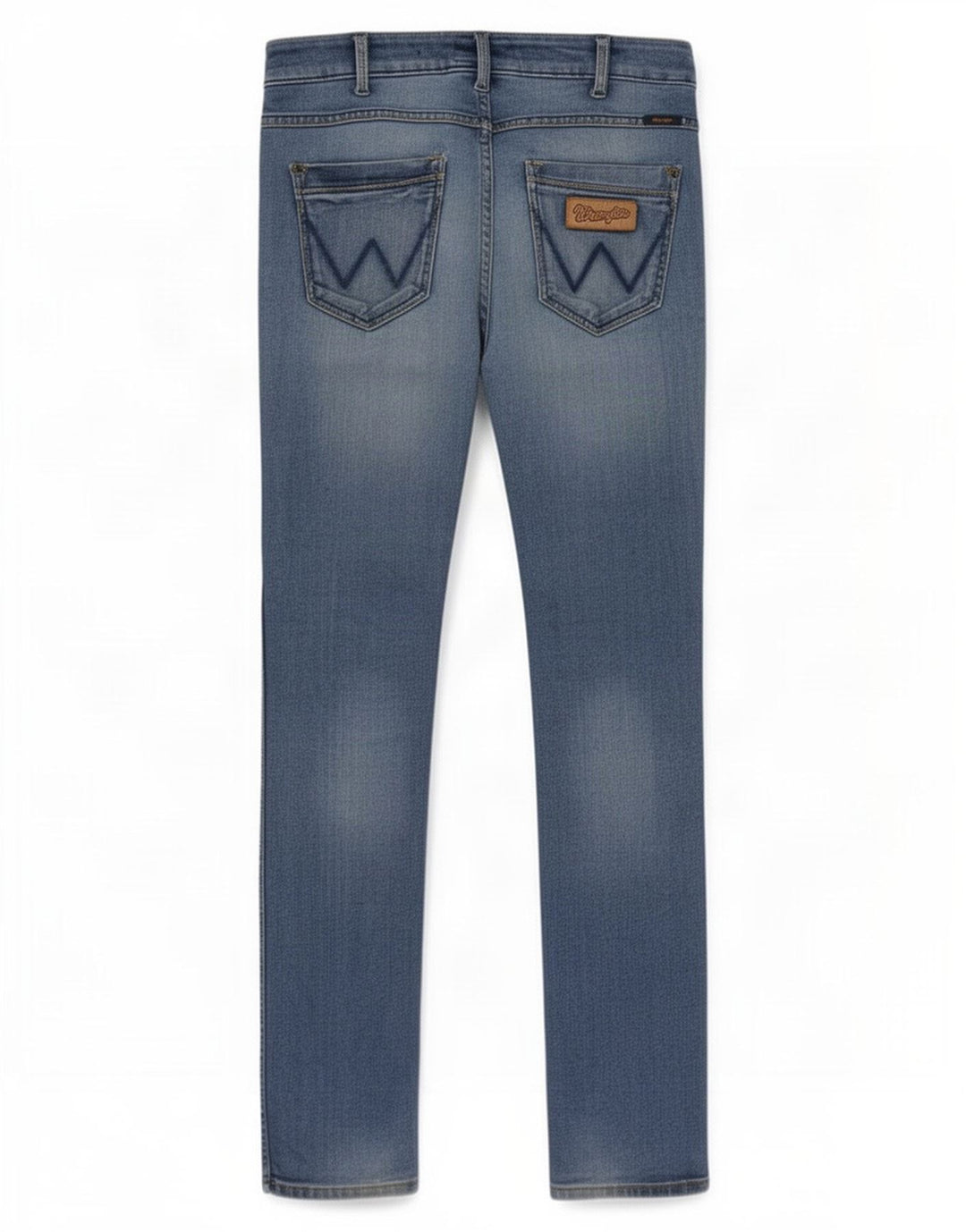 Wrangler muške uske traperice Skanders W32 L34 plavi pamuk