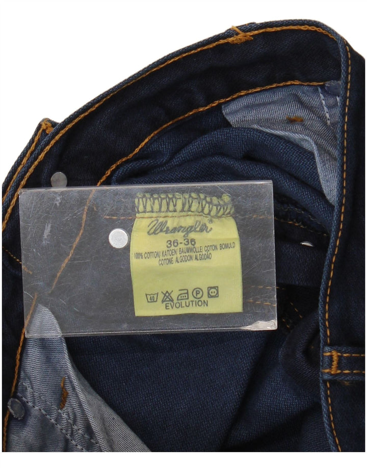 Wrangler Mens Evolution Straight Jeans W36 L32 tamnoplavi pamuk