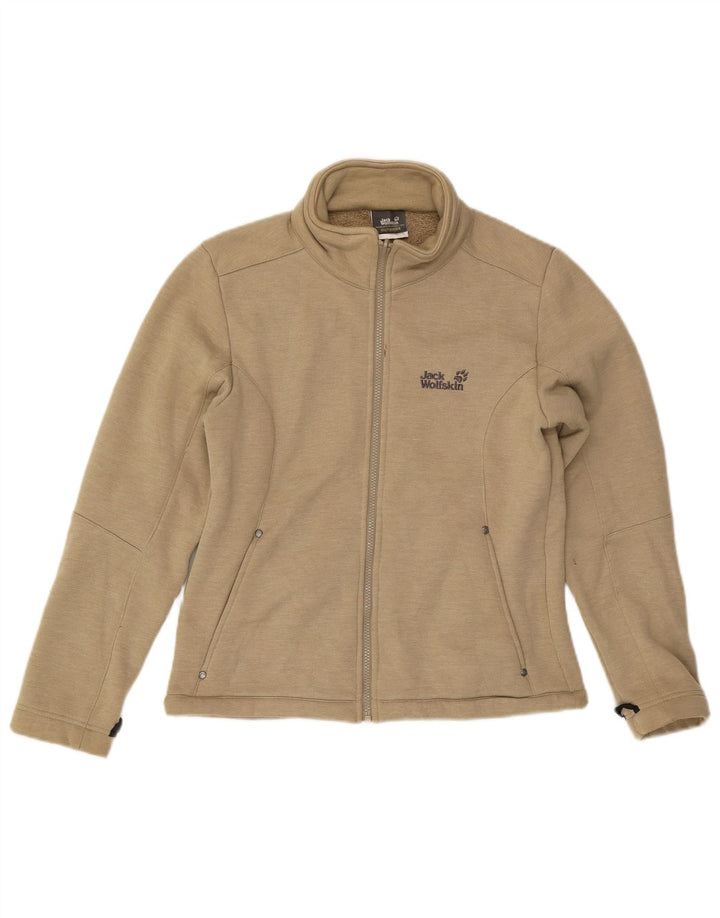 Jack Wolfskin ženska gornja jakna trenirke UK 12/14 srednje bež boje