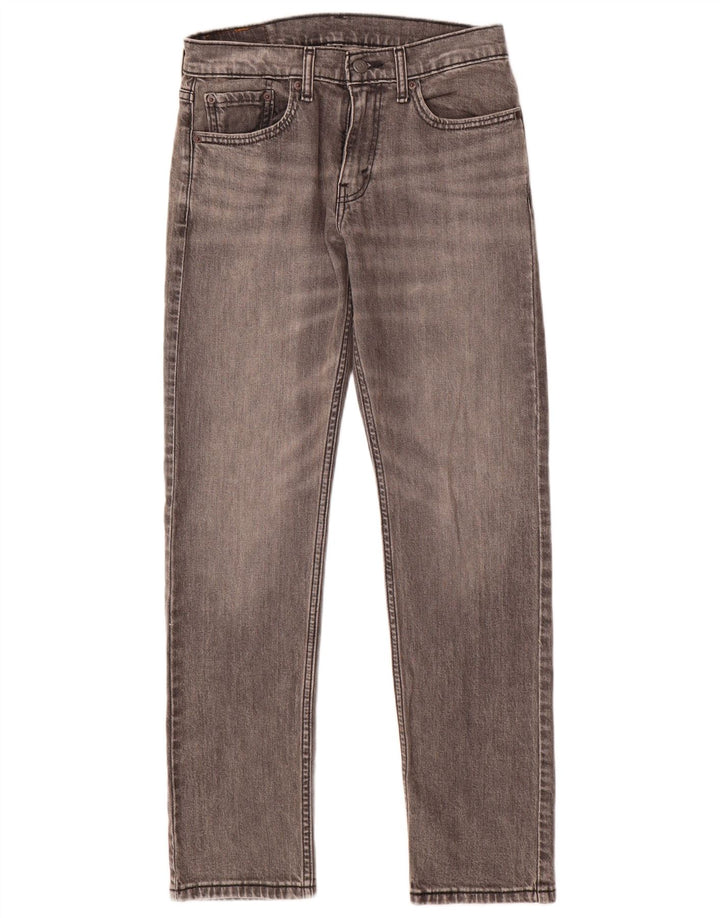 Levi's muške 502 sužene traperice W29 L32 sivi pamuk
