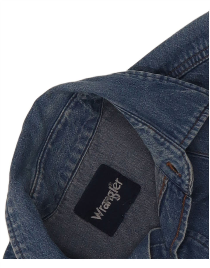 Wrangler muška traper košulja Srednje plava