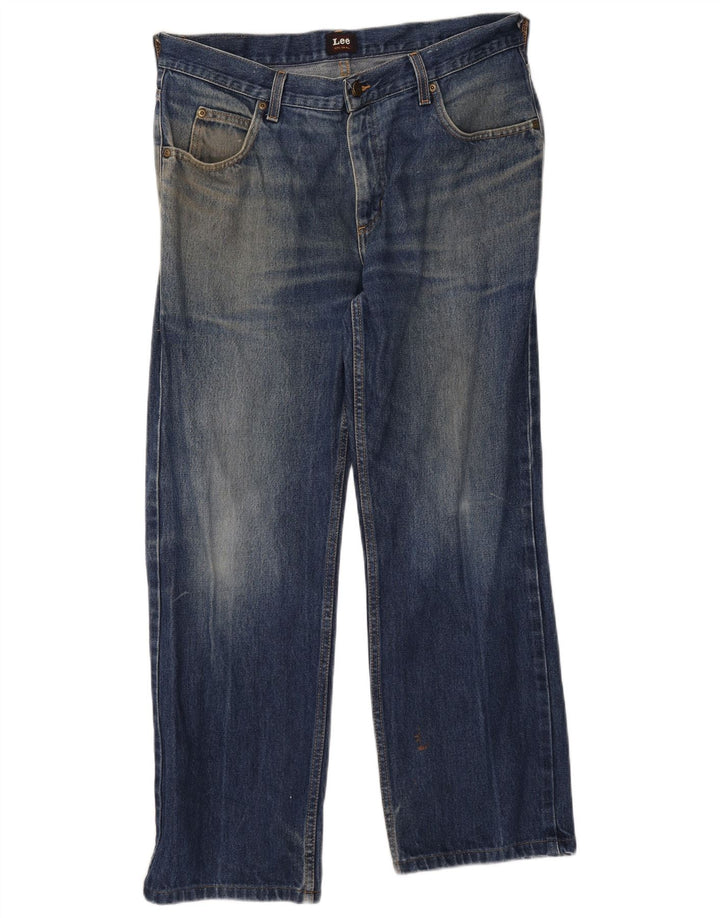 Lee Mens Ranger Straight Jeans W36 L28 Plavi pamuk