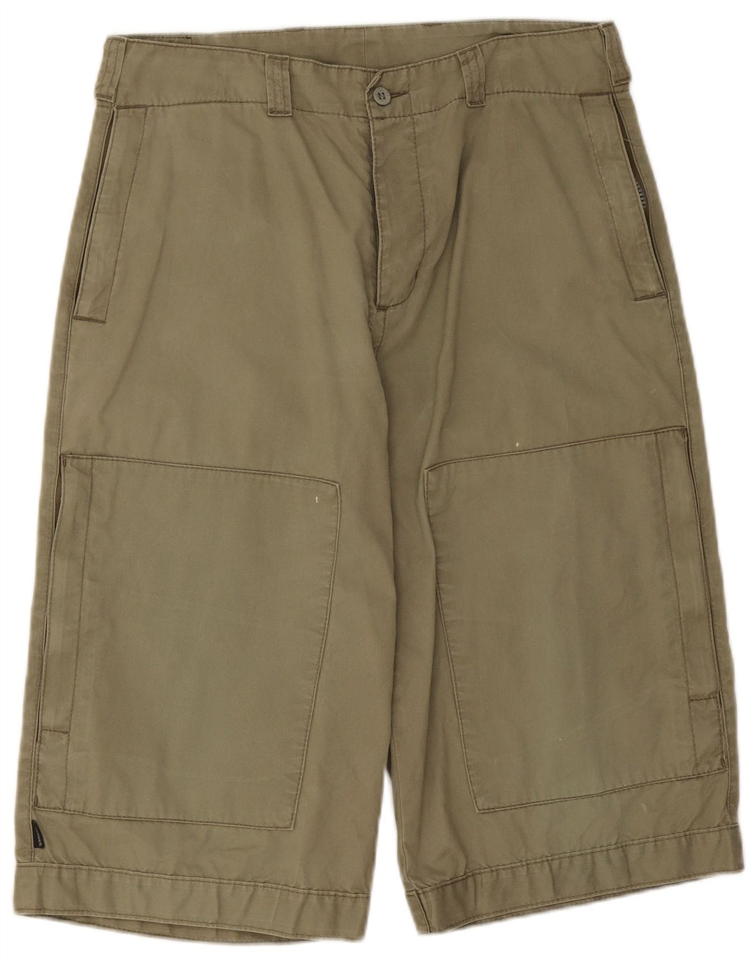 Ženske kratke kargo hlače Dockers W31, srednji kaki pamuk