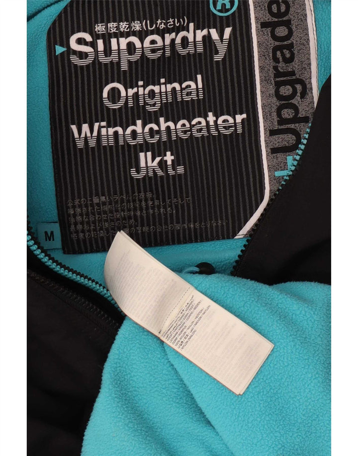 Superdry muška jakna vjetrovka s kapuljačom UK 38 srednje crna