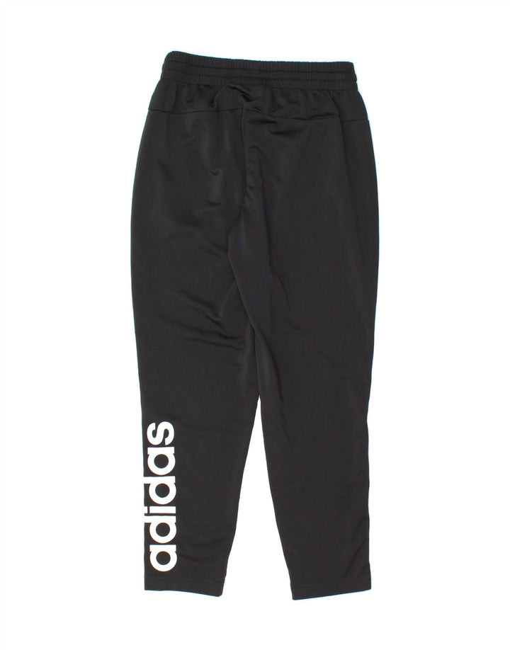 ADIDAS Womens Graphic Tracksuit Trousers UK 8/10 Small  Black Polyester Vintage Adidas and Second-Hand Adidas from Messina Hembry 