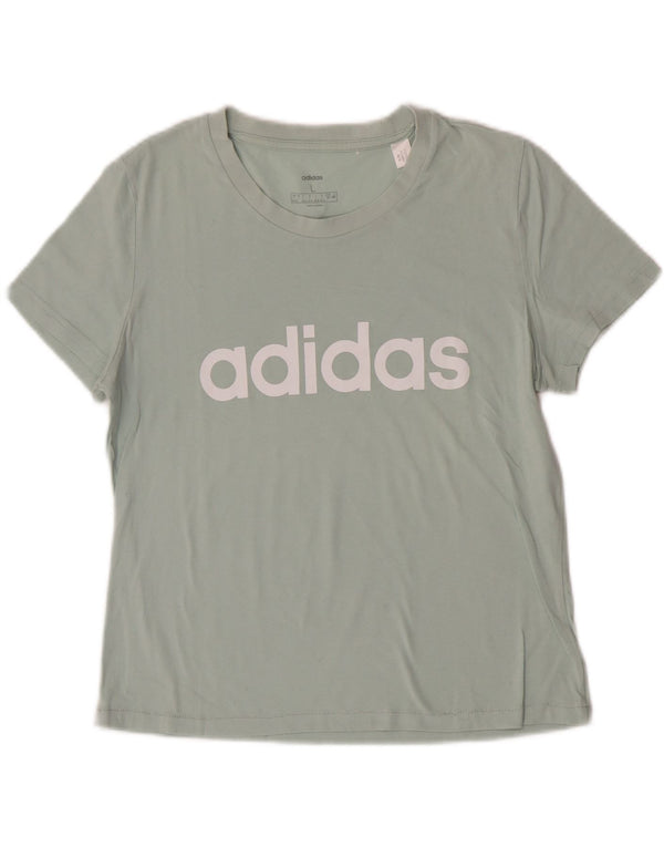 Adidas ženska majica kratkih rukava s grafičkim motivima UK 16/18 velika tirkizna