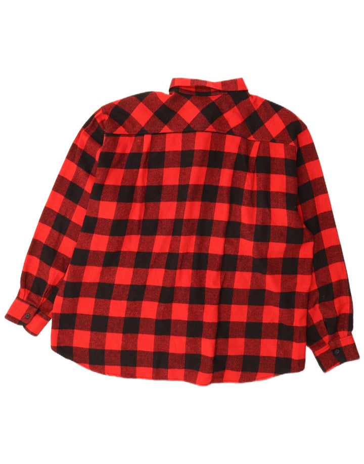 Colombus muška majica od flanela XL crveni gingham poliester