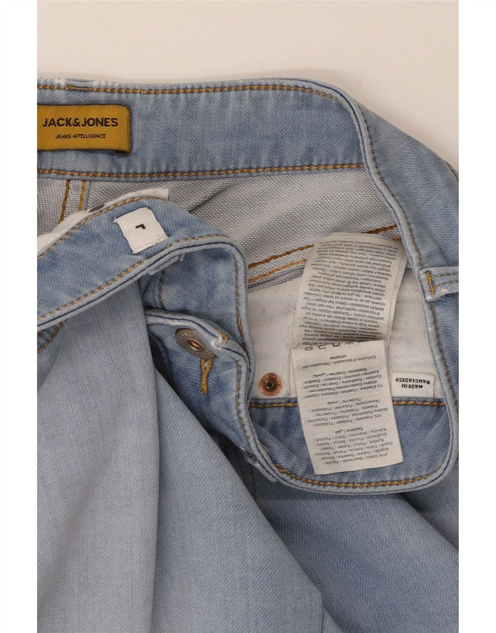JACK & JONES Muške traper kratke hlače Large W34 plavi pamuk
