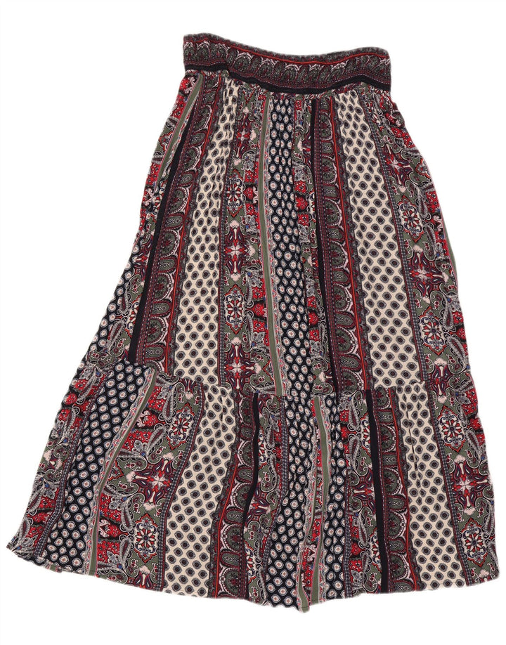 Monsoon ženska ciganska suknja srednje veličine W30 višebojna patchwork viskoza