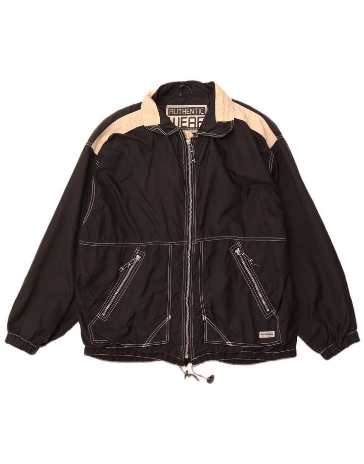 AUTHENTIC muška široka utility jakna UK 38 srednje crna