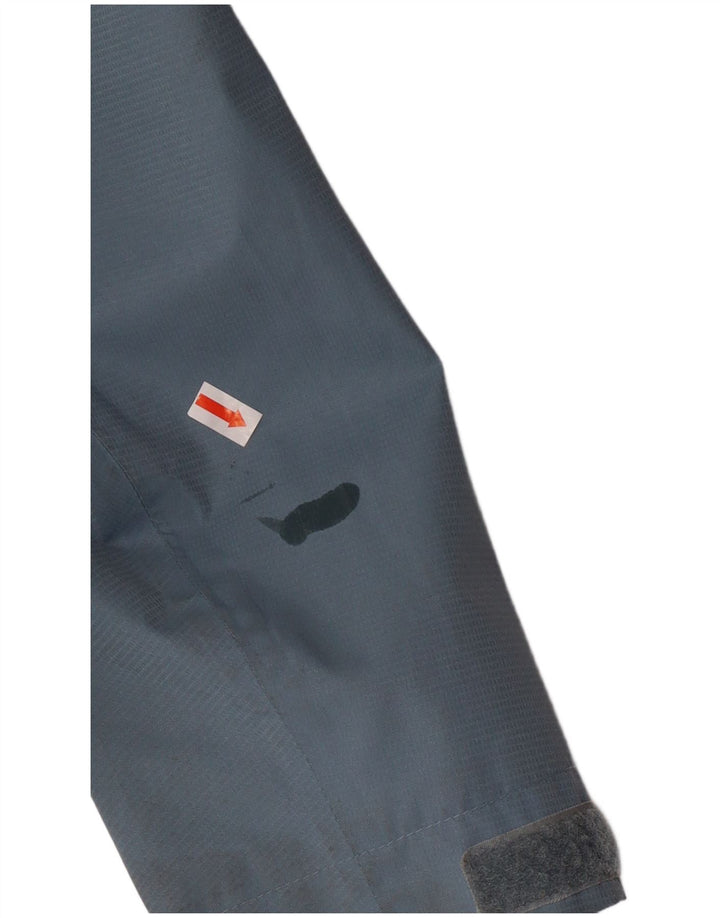 Adidas ženska kišna jakna s kapuljačom UK 14 srednje plavi poliester