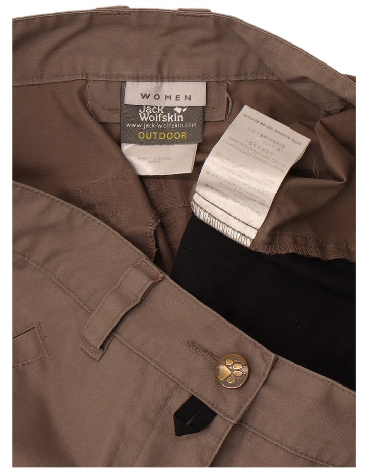 Jack Wolfskin ženske kargo hlače za planinarenje male W28 L29 sivi poliester
