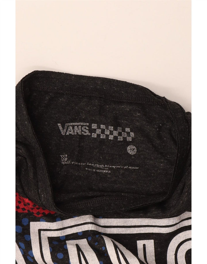 Vans muška majica kratkih rukava s grafičkim motivima srednje siva s mrljama