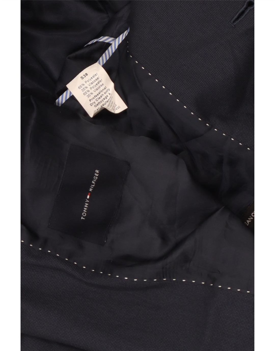 Tommy Hilfiger muška kratka jakna sa 2 gumba UK 38 srednje tamnoplava