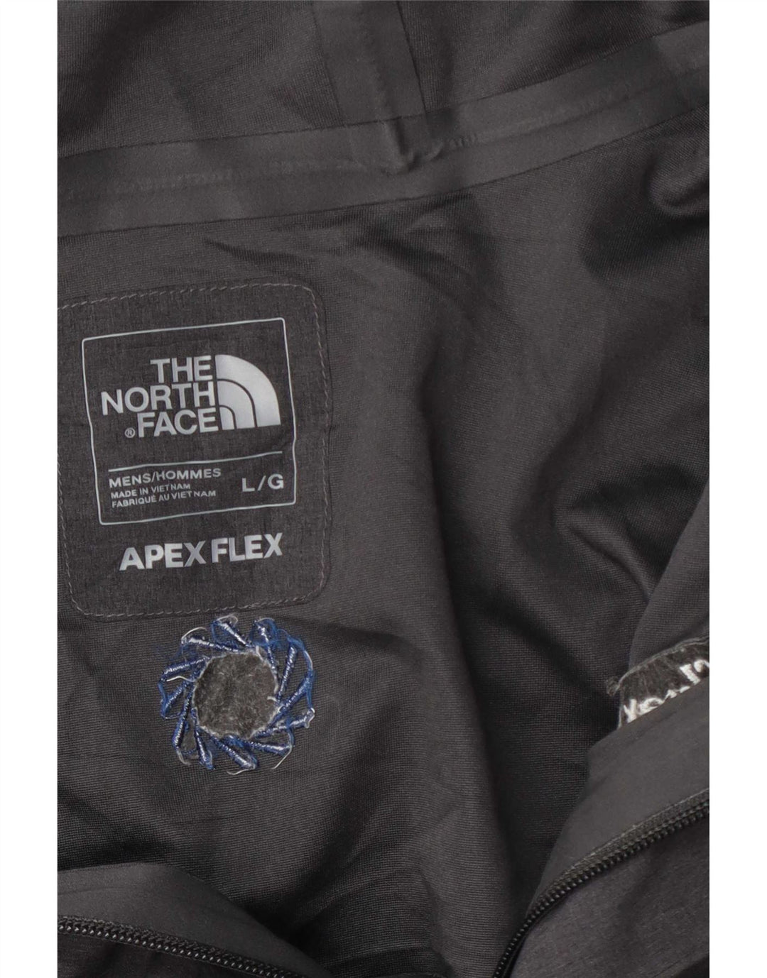 The North Face muška kišna jakna s kapuljačom UK 40 velika siva