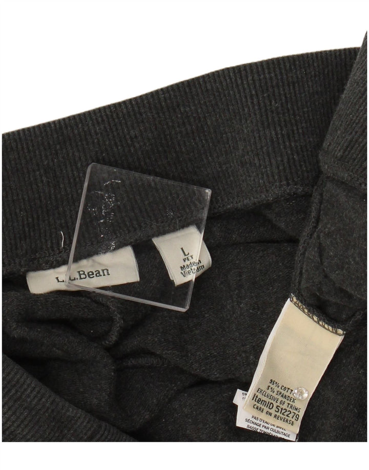 L.L.BEAN Ženska trenirka Hlače Joggers UK 16 Veliki sivi pamuk