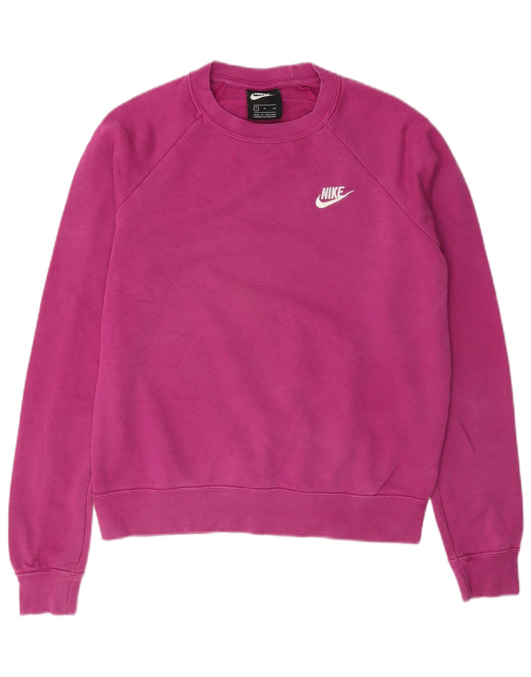 Nike ženska majica prekomjerne veličine UK 10 Mali ružičasti pamuk