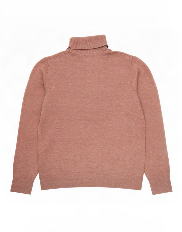 Marks & Spencer ženski pulover s rol izrezom UK 10 Small Pink Flected