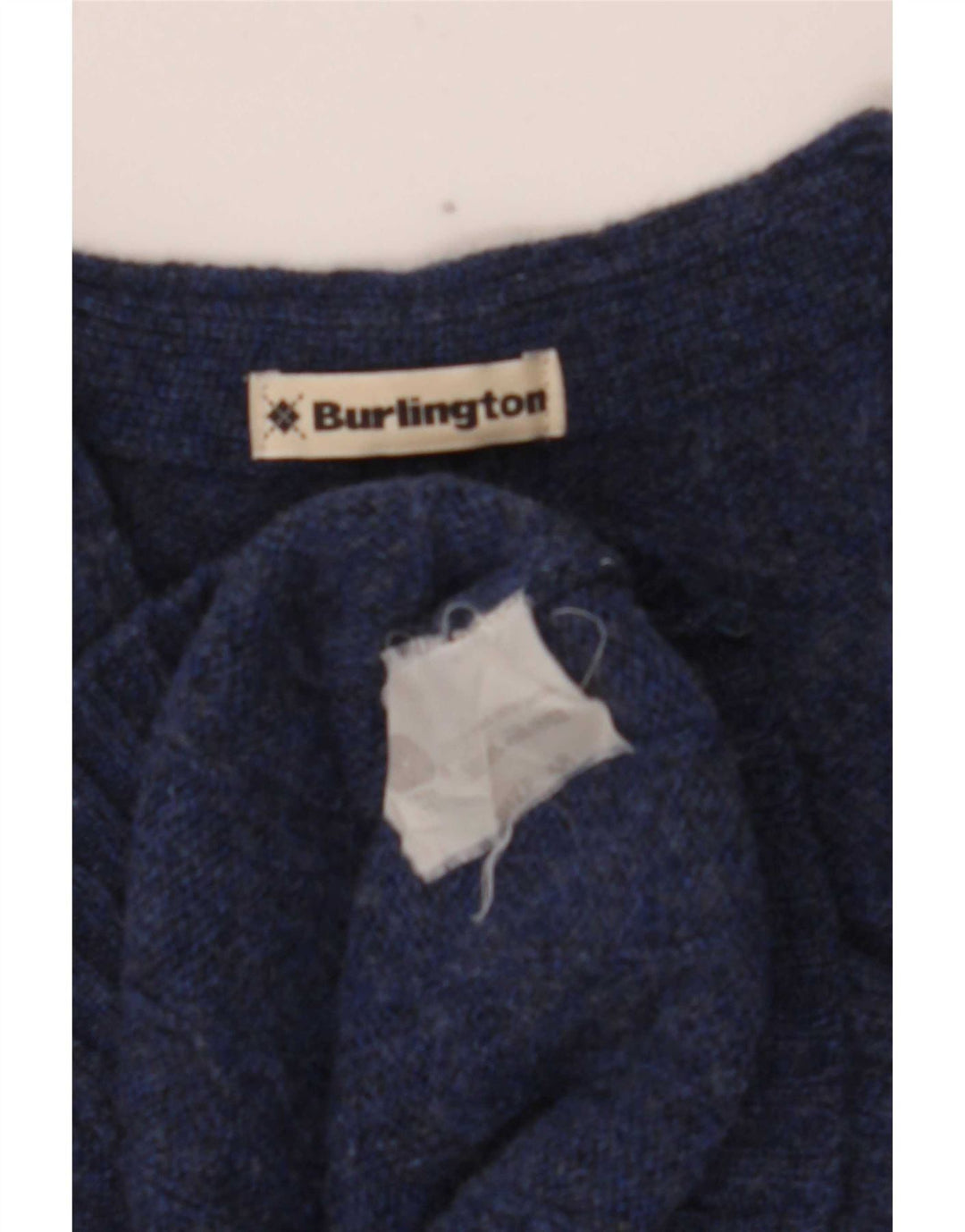 Burlington muški kardigan džemper IT 48 srednje tamnoplava vuna
