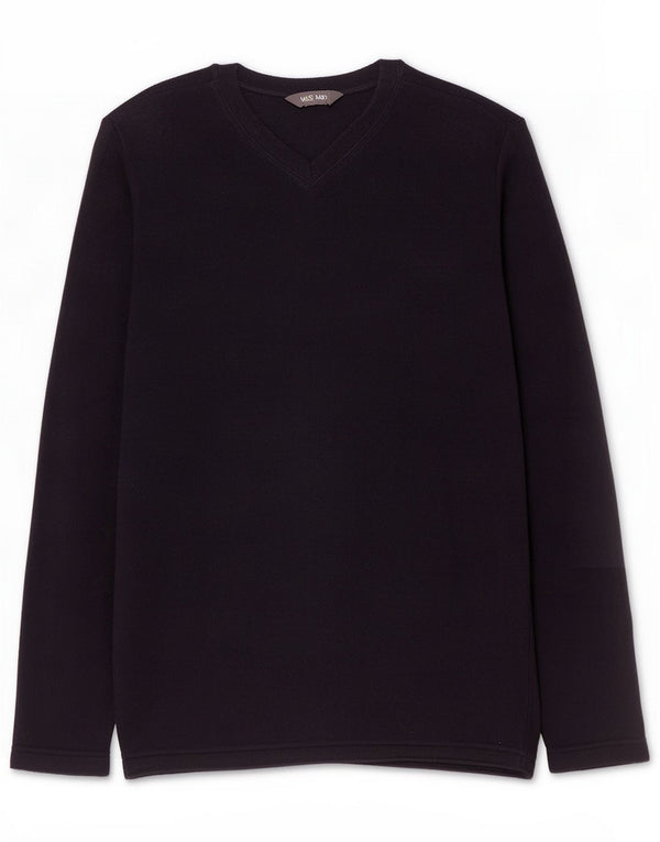 Marks & Spencer muški džemper od flisa Regular Fit Medium Navy Blue Polyester