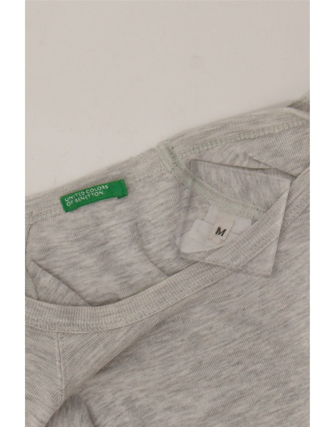 Benetton ženska majica kratkih rukava UK 12 srednje sive fleke
