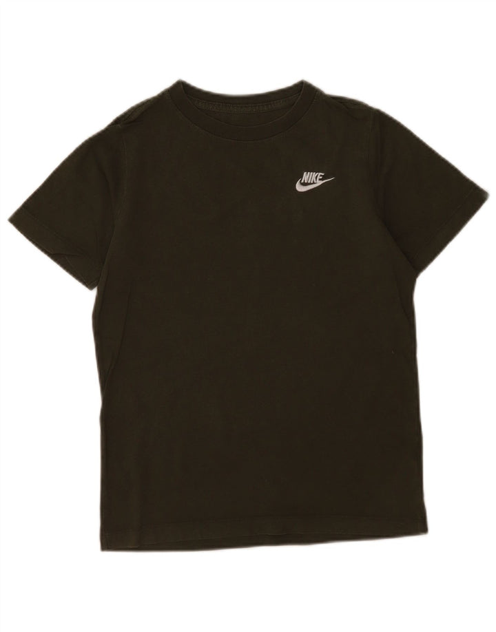Nike Boys T-Shirt Top 10-11 Years srednje kaki boje