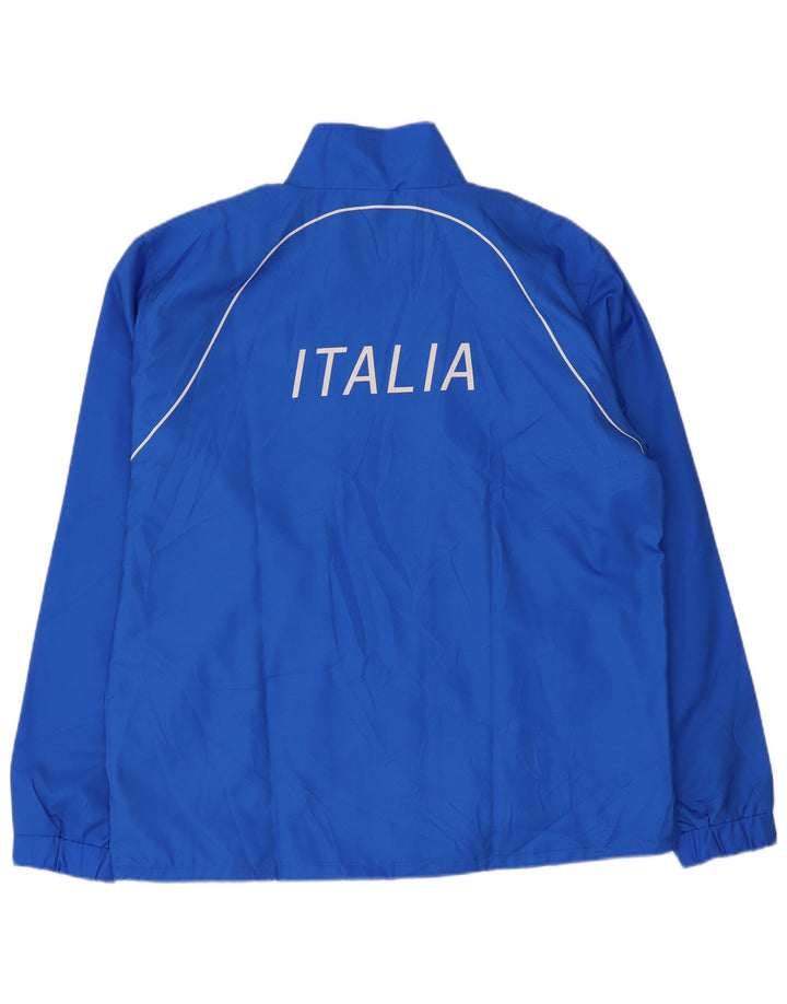Asics Mens Italia Graphic Gornja jakna trenirke XL plavi poliester