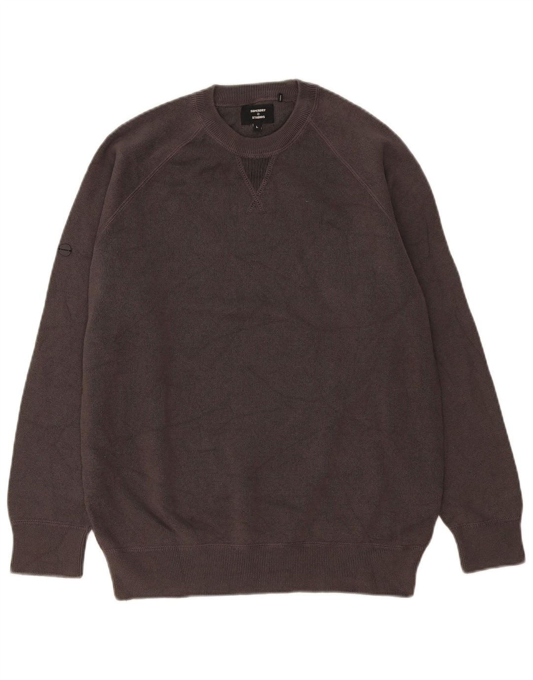 Superdry muška majica s kratkim rukavima, veliki sivi pamuk