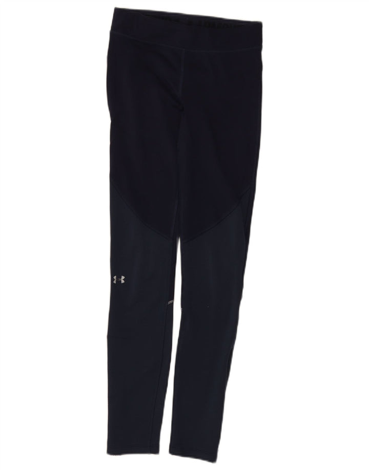 Under Armour ženske tajice UK 4 XS tamnoplavi poliester u boji