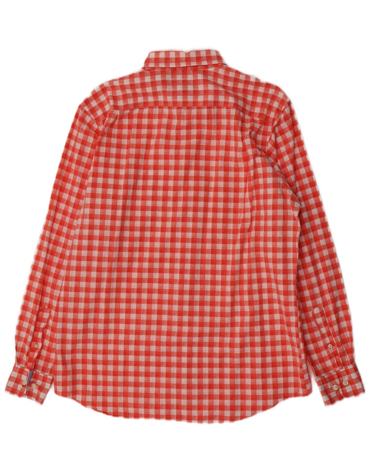 Nautica muška košulja srednje crvene boje od gingham pamuka