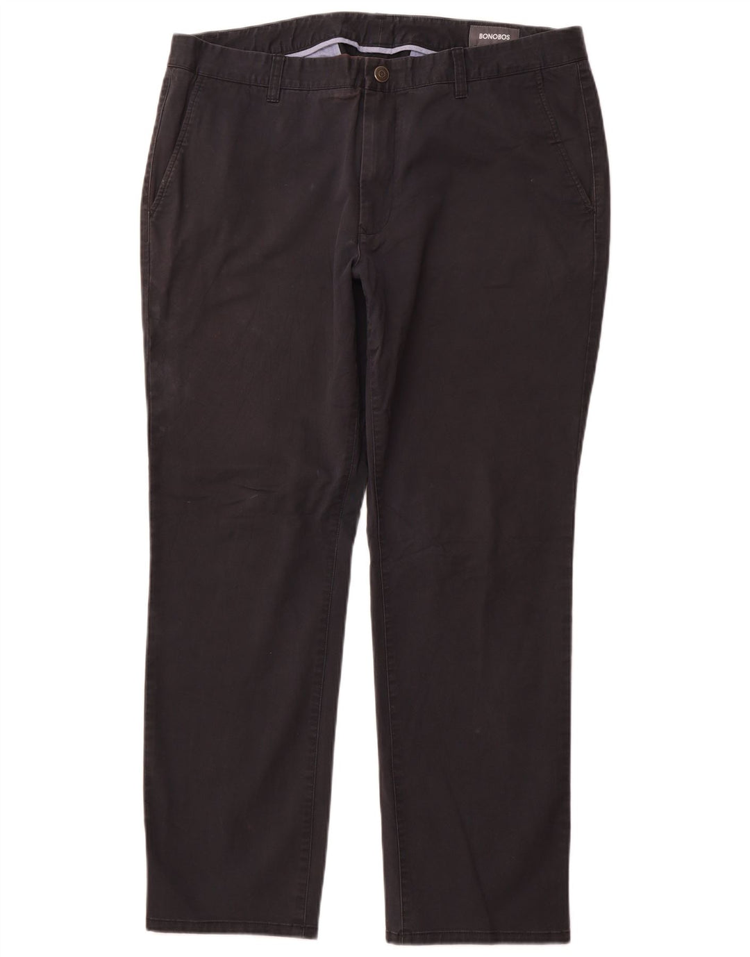 BONOBOS muške ravne chino hlače W38 L30 tamnoplavi pamuk